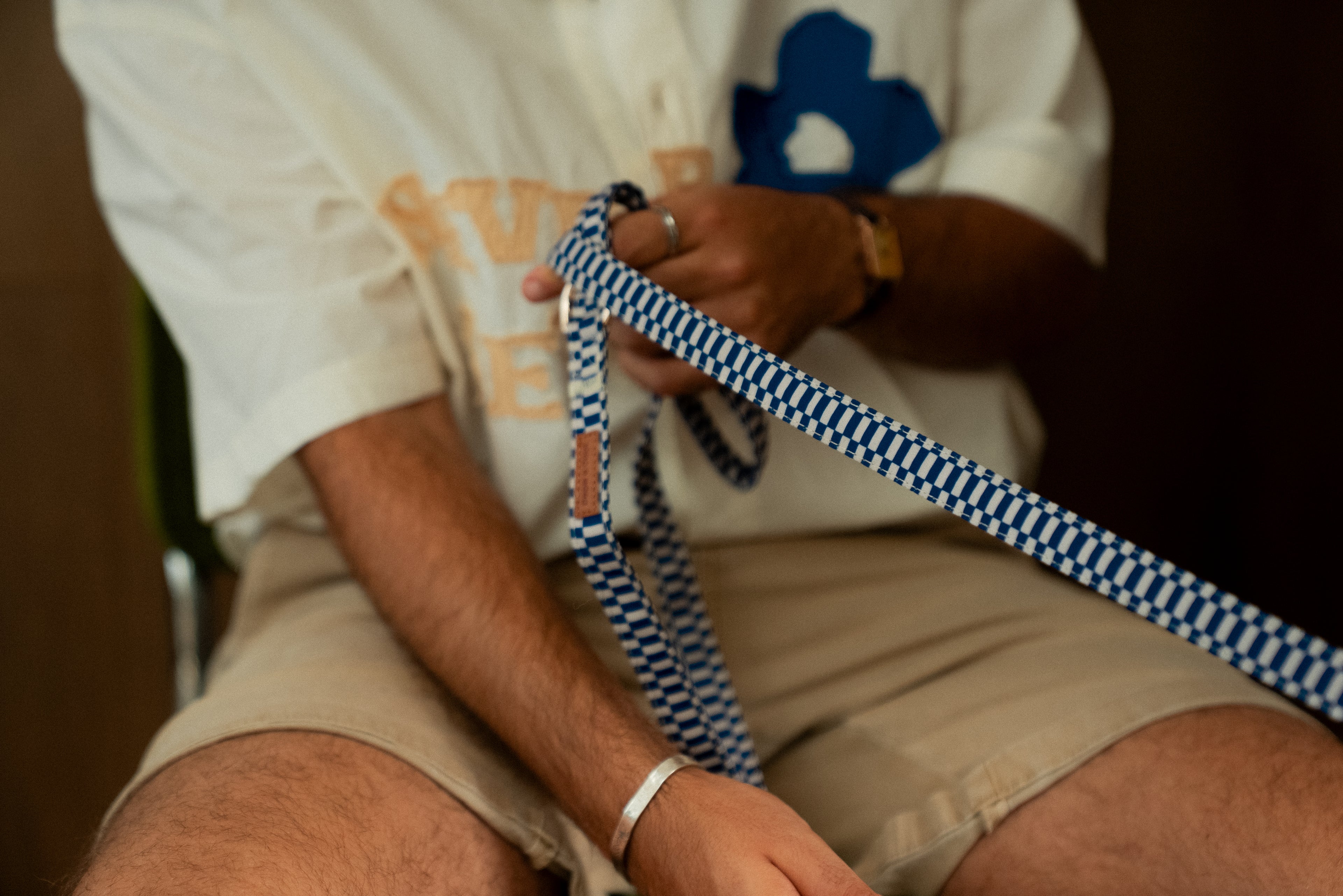 Retro Blue Leash