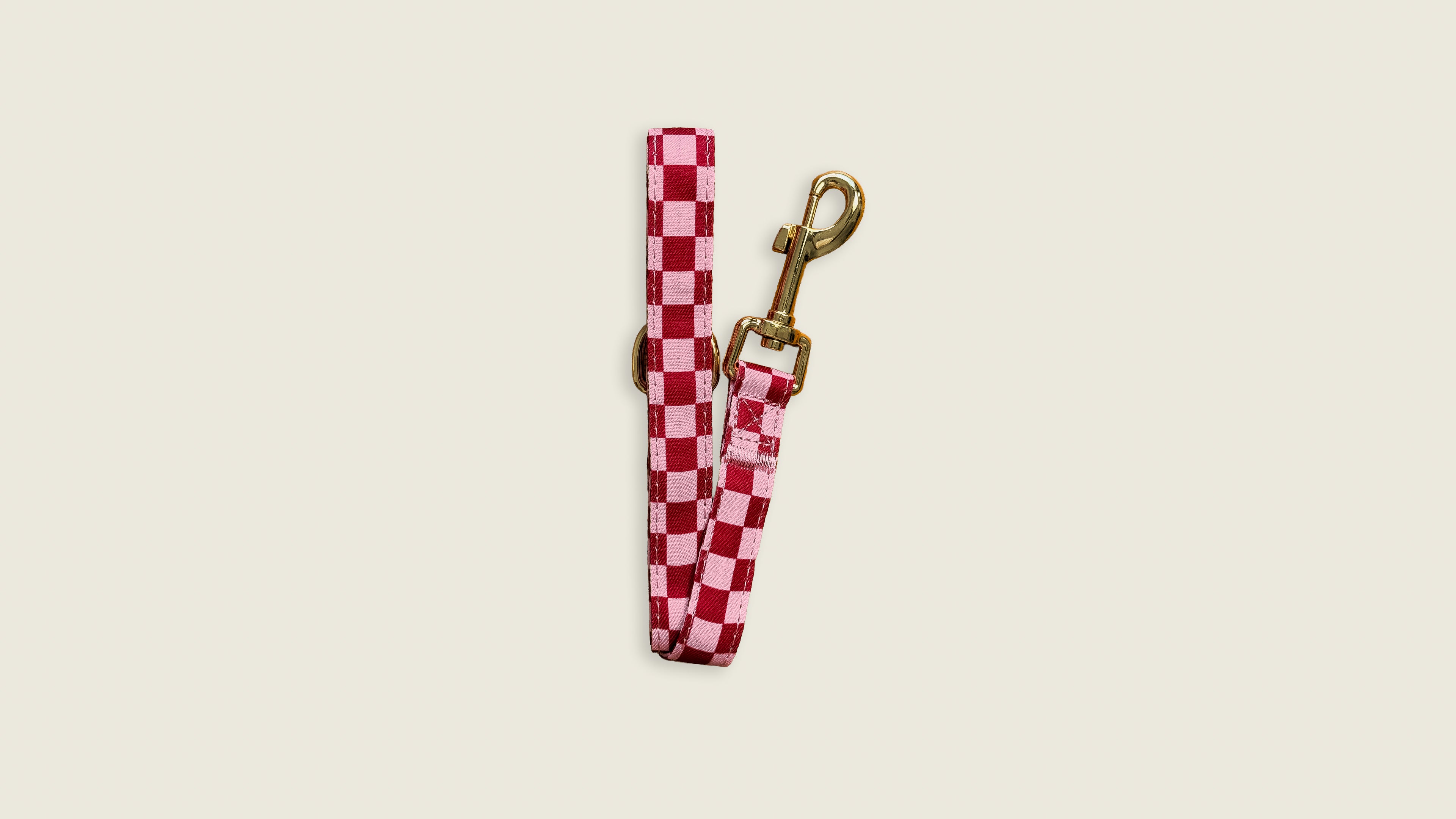 Cherry Checkered Leash