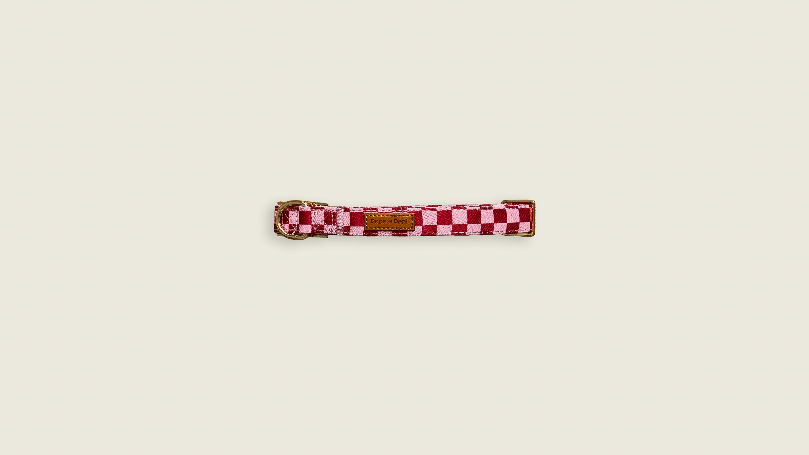 Cherry Checkered Collar