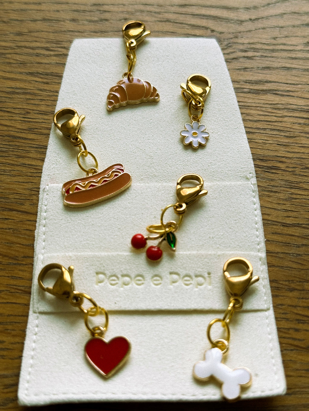 White Flower Charm